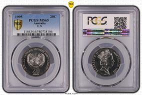 1995 20C U.N. MS65