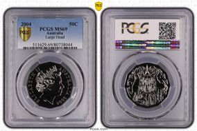 2004 50C Large Head MS69