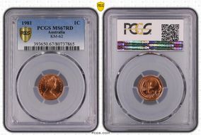 1981 1C MS67RD