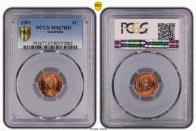 1991 1C MS67RD