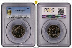 2007 $1 MS67