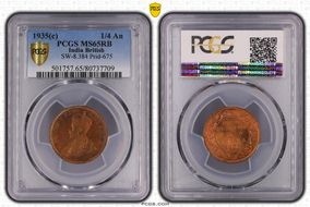 1935(C) 1/4 An SW-8.384 Prid-675 MS65RB