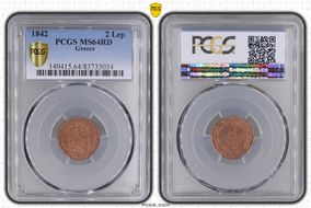 1842 2 Lep KM-14 MS64RD