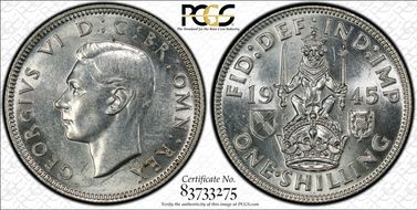 1945 Shil S-4083 Scottish Rev AU58