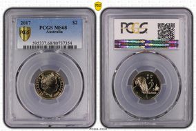 2017 $2 MS68