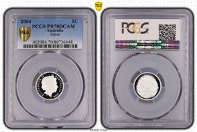 2004 5C Silver PR70DCAM