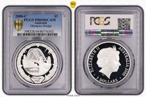 2000-C $5 Olympic - Bridge PR69DCAM
