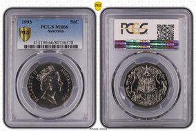 1993 50C MS66