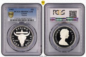 1982 S$1 Regina PR69DCAM