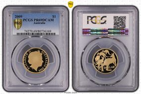 2009 $1 PR69DCAM