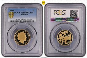 2008 $1 PR69DCAM
