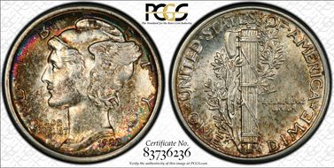 1928 10C MS63