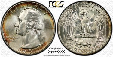 1951-S 25C MS66+