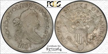 1807 50C Draped Bust N1