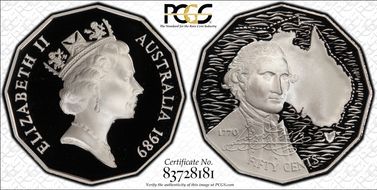 1989 50C Cook Ag PR70DCAM