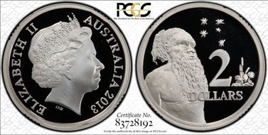2013 $2 Silver PR69DCAM
