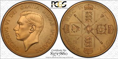 "1937" Dbl Fl X#104a INA Retro Issue Bronze Fantasy PR66