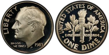 1983 10C No S PR70DCAM