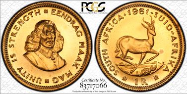 1961 Rand Gold PR67