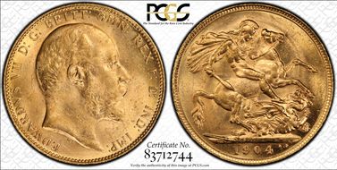 1904-P Sov S-3972 MS63+