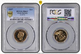 1937 Sov S-4076 PR63