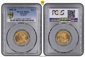 1896-M Sov S-3875 MS61