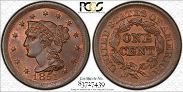 1851 1C MS64+ RB