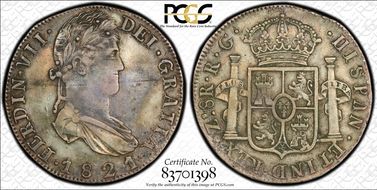 1821-Zs RG 8 R Calico-1465 VF30