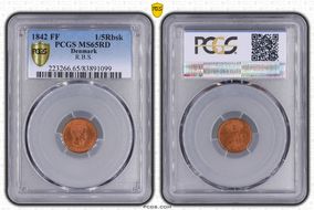 1842 FF 1/5Rbsk R.B.S. MS65RD