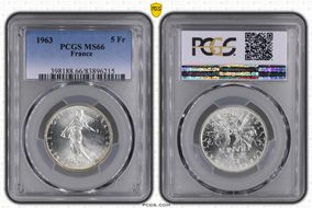1963 5 Fr Gad-770 F-340 MS66