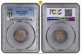 1896 20C Small 96 MS64