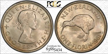 1961 Florin MS65