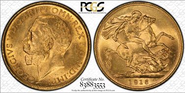 1916-S Sov S-4003 MS64