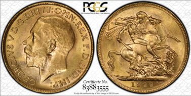 1922-P Sov S-4001 MS63