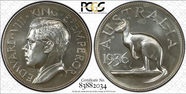 "1936" Medal FM3b Edward VIII Restrike PL66