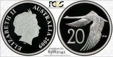 2009 20C 1966 Decimal Pattern PR69DCAM
