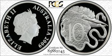 2009 10C 1966 Decimal Pattern PR69DCAM