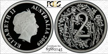 2009 2C 1966 Decimal Pattern PR69DCAM