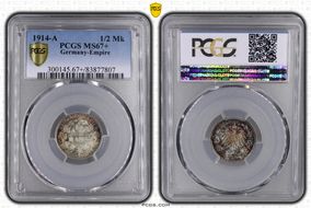 1914-A 1/2 Mk J-16 MS67+