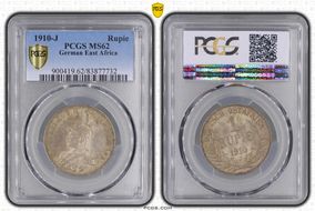 1910-J Rupie KM-10 MS62