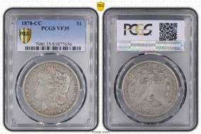 1878-CC $1 VF35