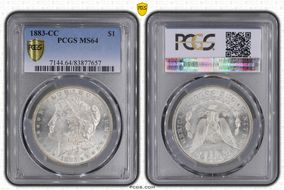 1883-CC $1 MS64