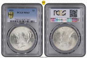 1923 $1 MS63
