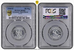 1944-F 50 Pfg J-372 MS66