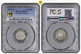 1914-A 1/2 Mk J-16 MS67