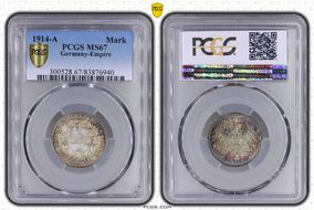 1914-A Mark J-17 Ag MS67