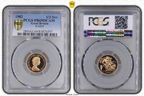 1982 1/2 Sov S-SB1 PR69DCAM