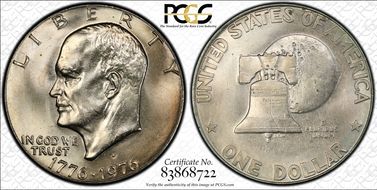 1976-D $1 Type 1 MS64