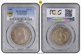 1902 1/2 Cr S-3980 Matte PR63