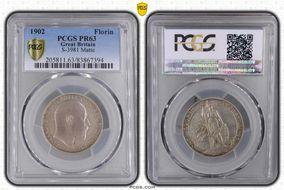 1902 Florin S-3981 Matte PR63
